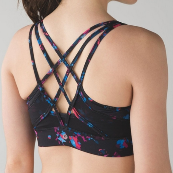 lululemon athletica Other - Strap It Like It's Hot Multi/Black Lululemon Bra 6